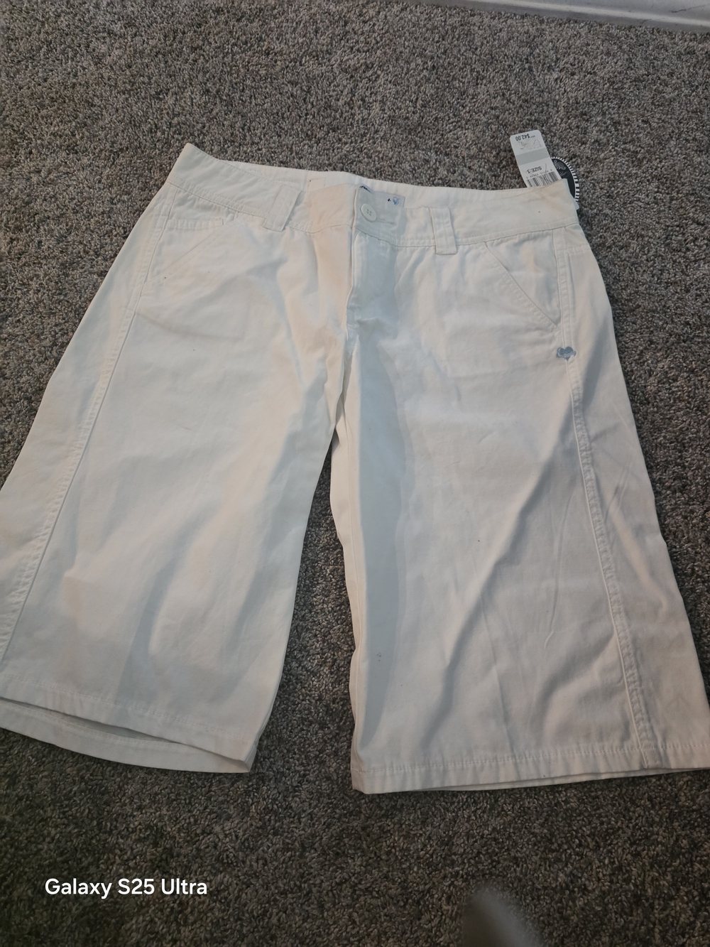 Lost Women's White Bermuda Shorts
